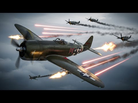 P-47 Thunderbolt: When 8x .50 Cals RAINED LEAD On German Pilots (Luftwaffe Nightmare)