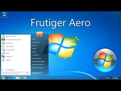 Windows 7 - Welcome to Aesthetic Frutiger Aero!