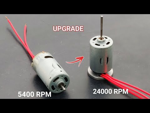 Making 24000 RPM BLDC Motor Using Normal DC motor || Upgrade DC Moto