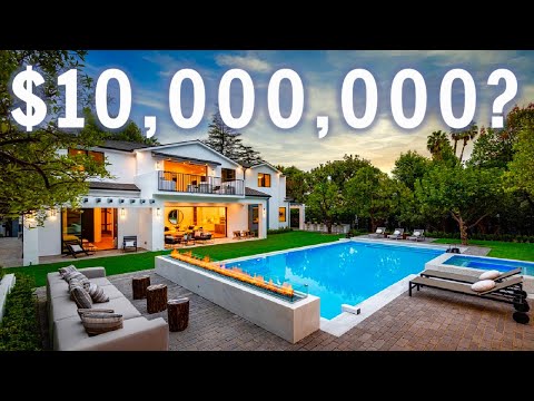 Touring A Los Angeles MEGA MANSION With A Private MOVIE THEATER | Mansion Tour