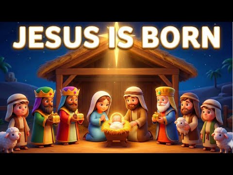 Jesus Was Born Today! 🌟 Christmas Song for Kids | The Nativity Story & Bible Music (2025)