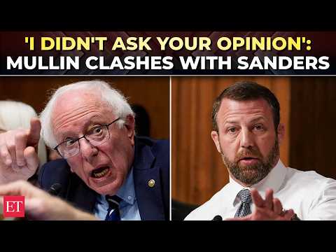 'You're sitting here longer than I've even been alive': Mullin NUKES Sanders in fiery Senate clash