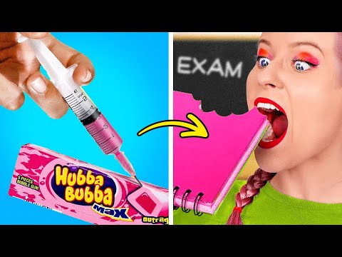 MISI CAMILAN RAHASIA 🕵🏻‍♀️🍫 Menyelundupkan Makanan di MANA SAJA Dengan Trik Ini oleh 123 GO! Genius