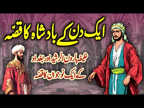 Ek Din Ka Badshah | Khalifa Haroon Ul Rasheed Aur Ek Noujawan Ka Qissa | Alif Laila Stories