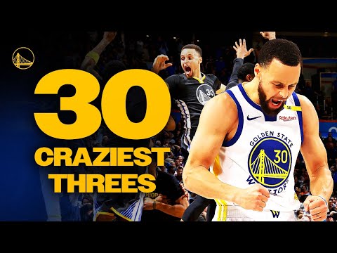 Stephen Curry's Top 30 CRAZY Threes 🤯