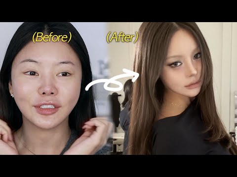 뮤뮤쌤이 말아주는 분위기 미쳐버린,,, 연말 세미스모키 k-갸루💄 메이크업 (feat.실패 없는 연말 치트키🎄)