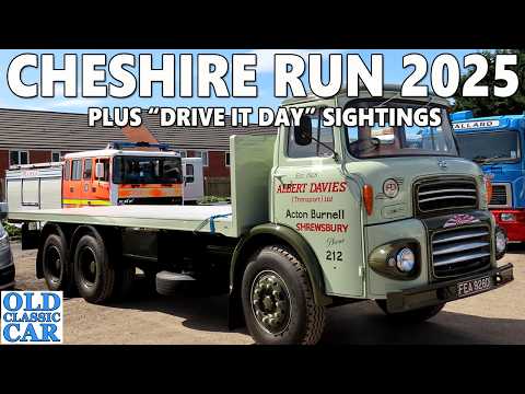 The CHESHIRE RUN 2025 road run for classic lorries
