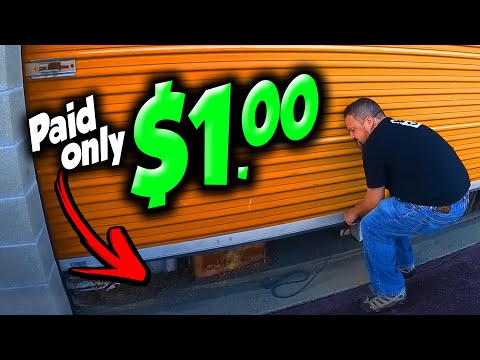 I bought this storage unit for ONE DOLLAR... And found THIS!