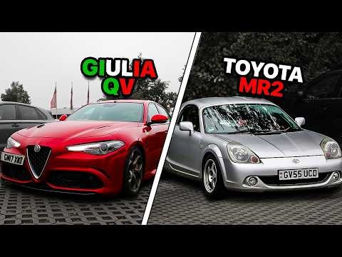Alfa Romeo Giulia Quadrifoglio and Toyota MR2 - Nürburgring Battle Test