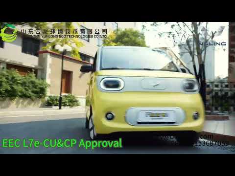 electric vehicle approved by eec coc l7e certification wuling brand miniev