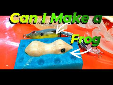 Can Soft Plastic Topwater Frogs Be Rotocast? And what resin makes the toughest lure. #handmadelure