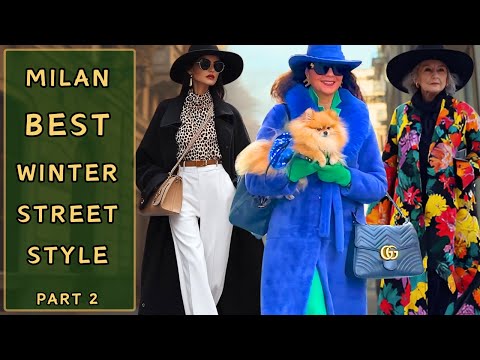 MILAN BEST Winter Street Style 2025 🇮🇹 Part 2: Italian Stunning Fashion Trends