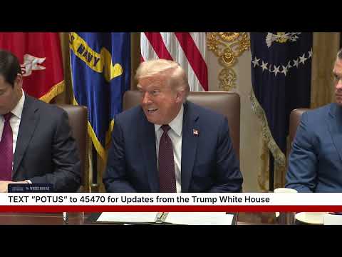 President Trump Participates in a Cabinet Meeting, Aug. 26, 2025