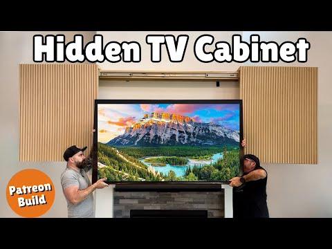 I Flew To Texas To Build a Cabinet || Secret TV Cabinet