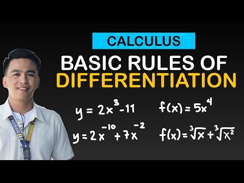 Basic Rules Differentiation - BASIC CALCULUS/ DIFFERENTIAL CALCULUS - Power Rule Derivative Constant