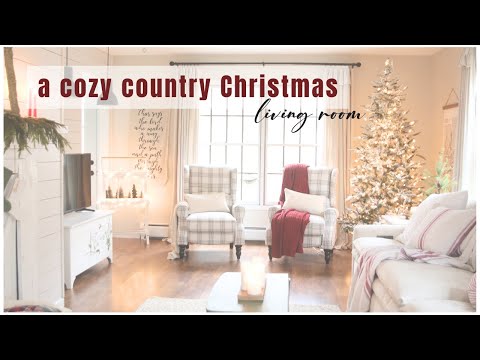 Cozy Christmas Living Room ~ Ohana Sofa from Chita Living ~ DIY Christmas Decor