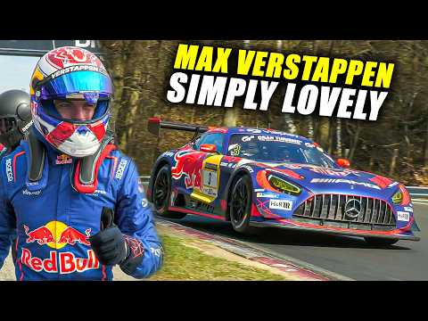 NO RISK, FULL PUSH! MAX VERSTAPPEN Mercedes AMG GT3 on the NÜRBURGRING! NLS Race 2