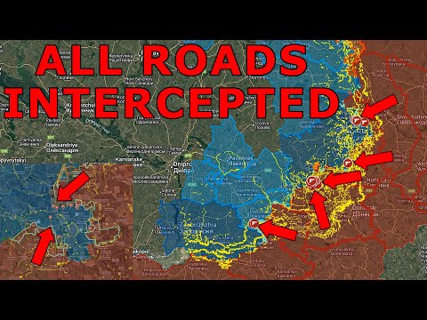 Myrnohrad & Pokrovsk Encircled With ALL Roads Intercepted