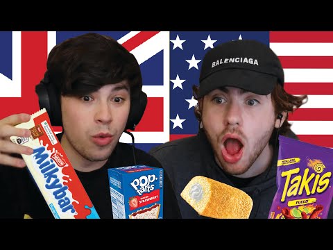 Sapnap and George MEET (US VS UK SNACKS)