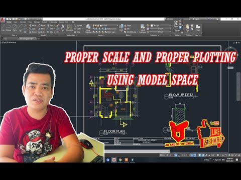 Proper scale and Proper plotting using model space