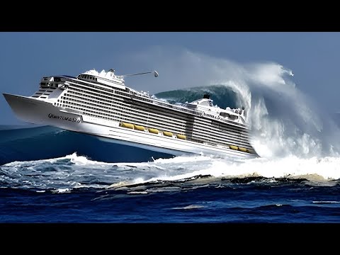 SHIPS Collisions MONSTER WAVES In Storm❗Crash GLACIER CALVING and Snow Avalanches