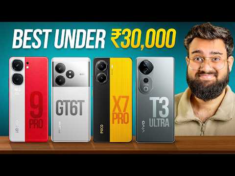 POCO X7 Pro vs iQOO Neo 9 Pro vs Realme GT 6T vs Vivo T3 Ultra *Full Comparison* 😱 Best ₹30,000?