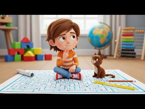 Building a Maze for Whiskers 🐱🌀 | Fun Baby Songs & Nursery Rhymes for Kids | maze building song