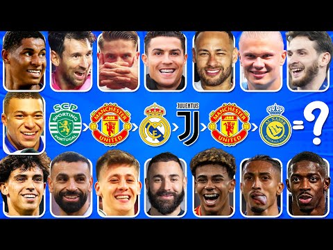 Guess The FOOTBALL PLAYER By Song & Club Transfers | Ronaldo, Messi, Neymar Jr.