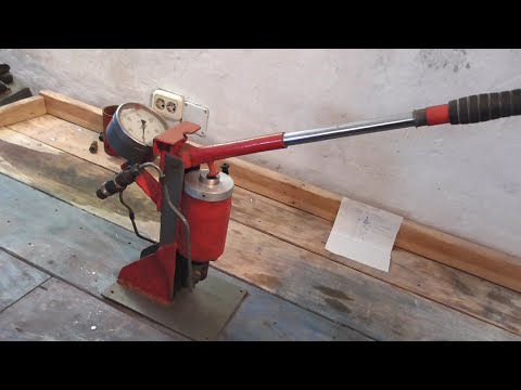 самодельный стенд для проверки дизельных форсунок