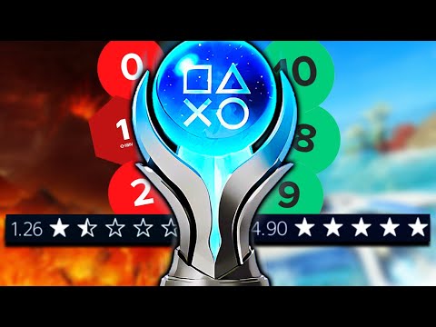 I Platinum'd the BEST & WORST Rated Games on the PS Store!
