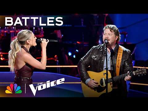 Country Powerhouses Deliver an Unforgettable Performance | The Voice Battles | NBC