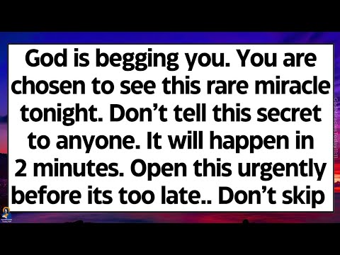 🧾God is begging you. You are chosen to see this rare miracle tonight. Don’t tell this to anyone..