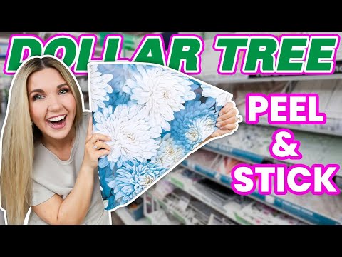 Change Your Life with Dollar Tree Peel & Stick Wallpaper!