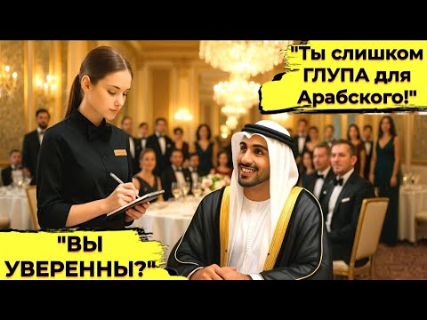 ШЕЙХ Миллиардер Унизил Официантку На Арабском–Через Пару Секунд Она Ответила На БЕЗУПРЕЧНОМ Арабском