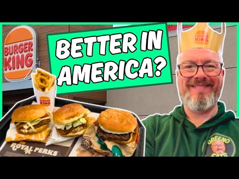 I Review BURGER KING In The USA - Better Than The UK?