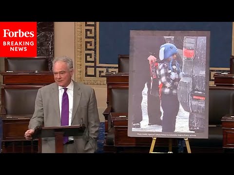 Tim Kaine Reads Series Of 'Bigoted' Quotes From Trump During Tirade Against His Immigration Policies