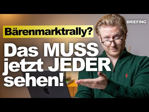 Diese Daten verblüffen: DAS muss jetzt jeder Anleger über Bärenmarktrallys wissen! // BRIEFING