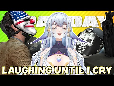 LAUGHING SO HARD I CAN'T BREATHE!! | TheRussianBadger PayDay 2 | VTuber Reacts