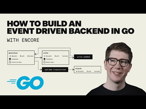 How to build an event-driven backend application in Go with Encore