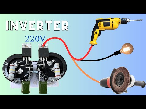 How to turn a CAPACITOR into a powerful 220V INVERTER
