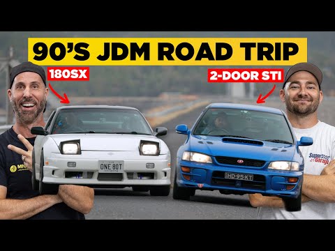 We Took a 180SX and WRX STI on the Ultimate JDM Road Trip!