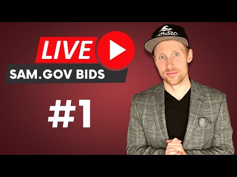 SAM.gov LIVE Bid Training #1 | Federal Government Contract Solicitations