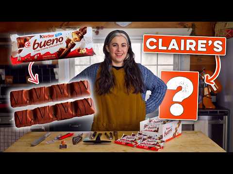 I Tried Making Homemade Kinder Bueno Bars Pt. 1 | Claire Recreates
