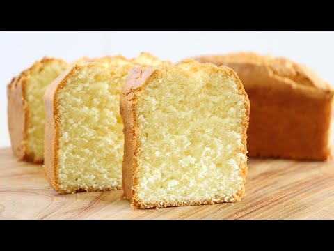How to make very soft sour cream pound cake