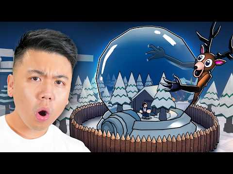 I Built The SAFEST Snowglobe BASE In 99 Nights In The Forest