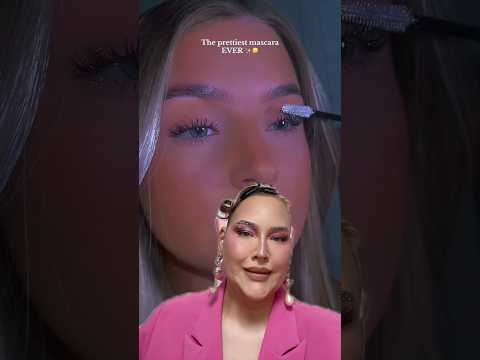 trying a viral GLITTER mascara… 🤩✨