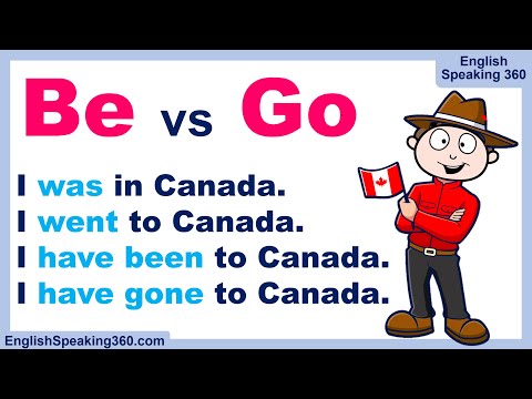 BE vs GO / WAS vs WENT / HAVE BEEN vs HAVE GONE – Compare VERB TENSES 👉 Easy English Grammar 👈