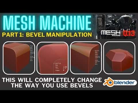 Mesh Machine Guide - Bevels