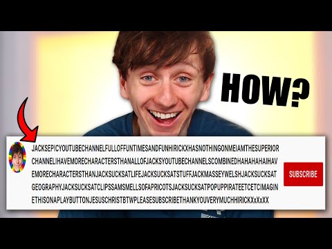 I got the NEW LONGEST Username on Youtube! (Youtube Glitch)