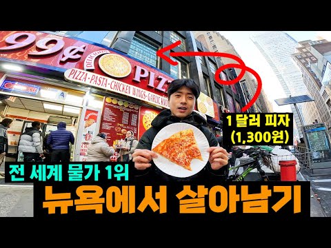 사악한 물가 뉴욕에서 이 악물고 돈 안쓰며 여행 하기.